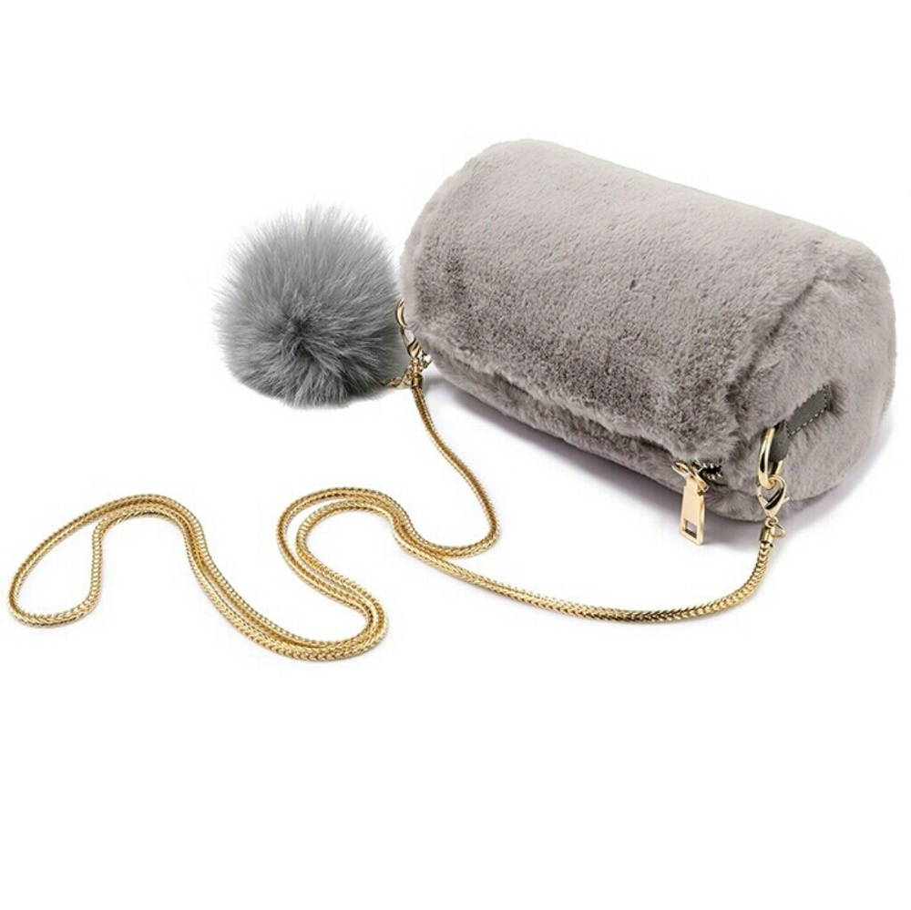 Faux Fur Crossbody Bag